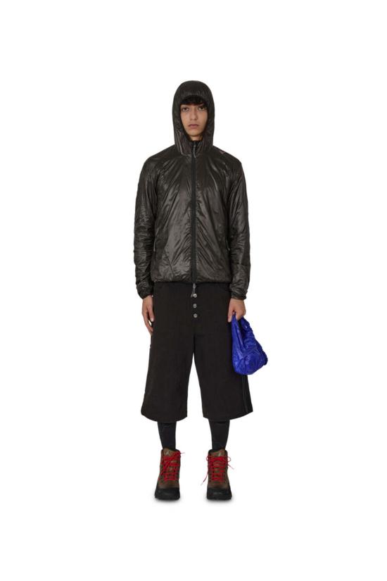  로아 숏패딩 휴 패커블 윈드 재킷 블랙 - ROA