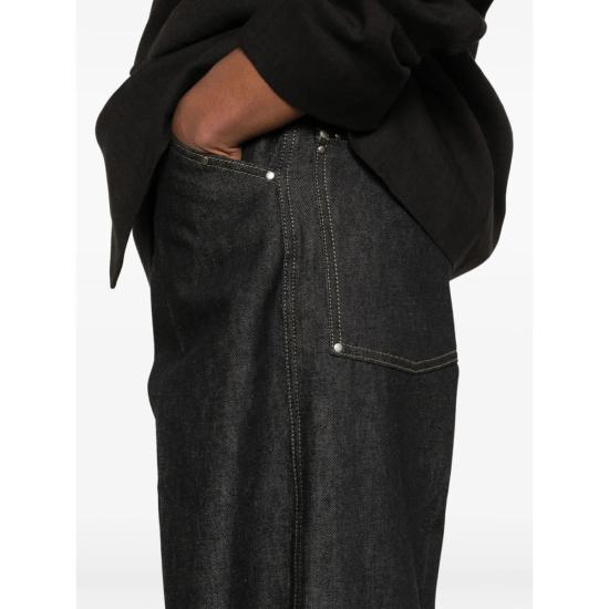  르메르 스트레이트 팬츠 진 블랙 - LEMAIRE