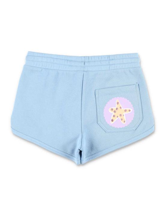 [키즈] 스텔라 맥카트니 쇼츠/버뮤다 스텔라 매카트니 아동용 별무늬 프린트 스웨트숏 (연한 파란색) - STELLA MCCARTNEY