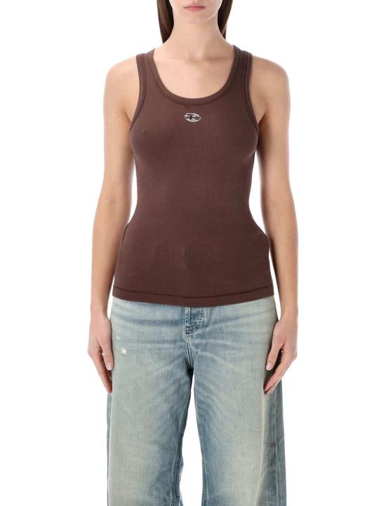  디젤 민소매 티셔츠 T 앙키 Od 탱크탑 브라운