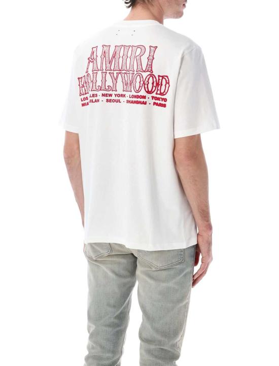  아미리 반팔 티셔츠 할리우드 시티 티 아보리오 - AMIRI