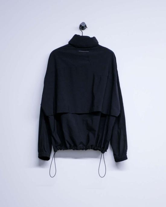  MM6 메종마르지엘라 자켓 Mm6 메종 마르지엘라 블랙 나일론 윈드브레이커 재킷 - MM6 MAISON MARGIELA