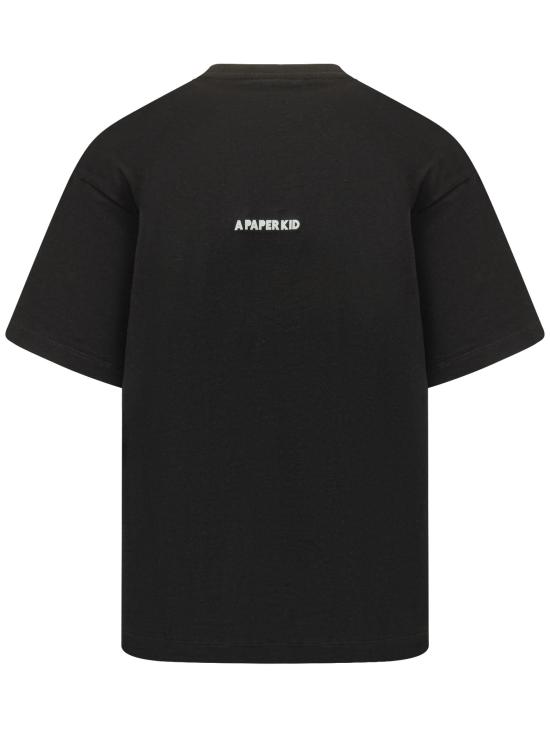 26SS 어 페이퍼 키드 반팔 티셔츠 S6PKUATH161 110 NERO - A PAPER KID