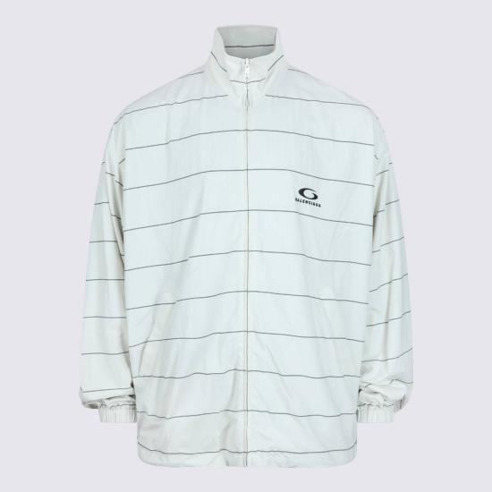  발렌시아가 자켓 화이트 캐주얼 재킷 더티 화이트