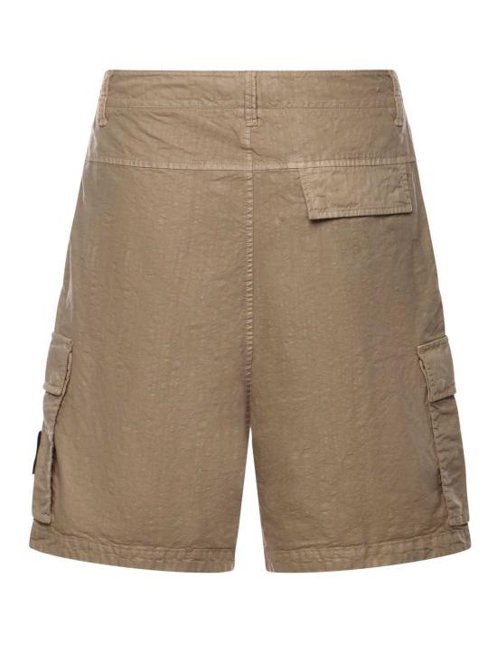  스톤 아일랜드 숏팬츠 나일론 카고 버뮤다 쇼츠 데저트 - STONE ISLAND