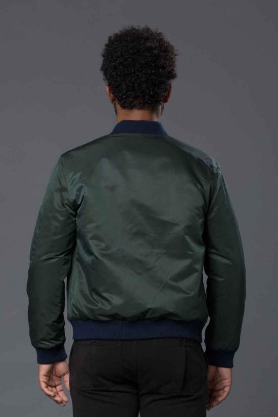  THE ENSIGN 봄버 자켓 Ensign Krammer & Stout 리버서블 딘 봄버 재킷 (블루/그린) - OTHER BRANDS