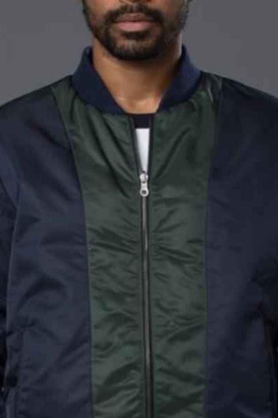  THE ENSIGN 봄버 자켓 Ensign Krammer & Stout 리버서블 딘 봄버 재킷 (블루/그린) - OTHER BRANDS