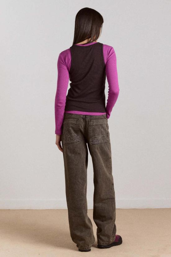  담손매더 데님 팬츠 담슨 매더 뎀프시 진 진저 워시 - DAMSON MADDER