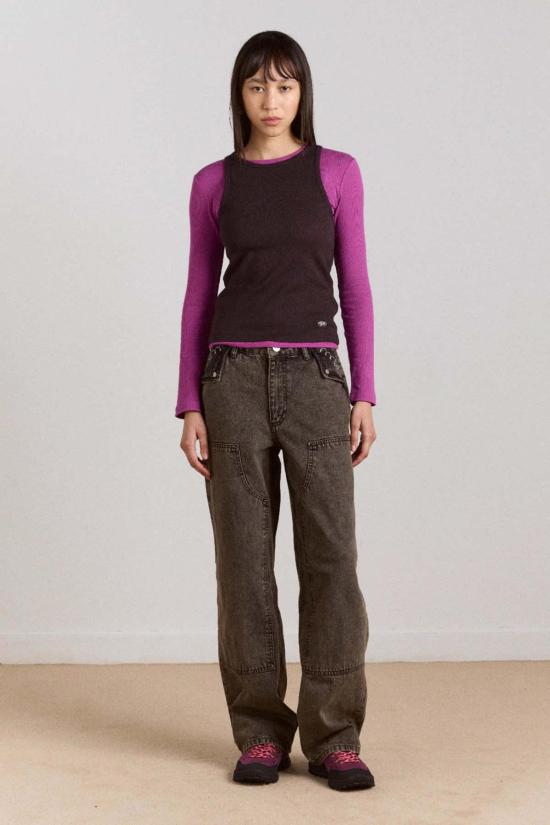  담손매더 데님 팬츠 담슨 매더 뎀프시 진 진저 워시 - DAMSON MADDER