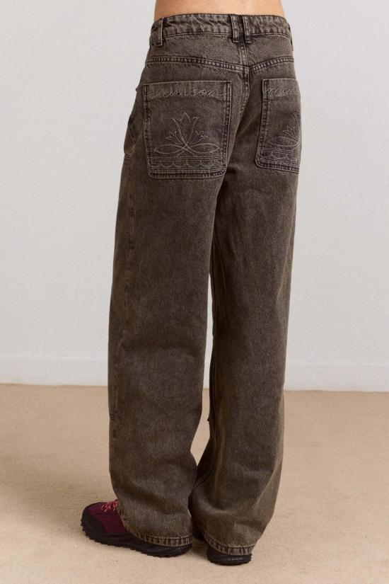  담손매더 데님 팬츠 담슨 매더 뎀프시 진 진저 워시 - DAMSON MADDER