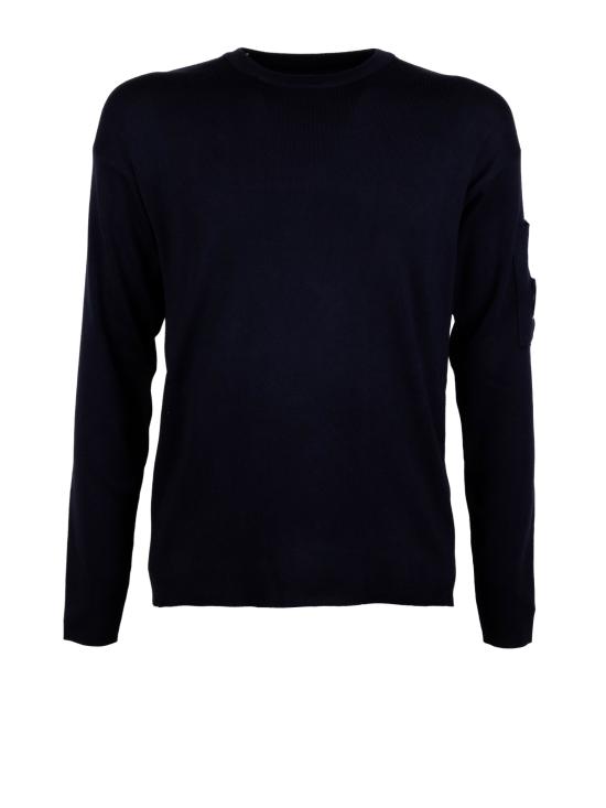 26SS 씨피 컴퍼니 코튼 씨 아일랜드 렌즈 스웨터 20CMKN097A 110560A888 TOTAL ECLIPSE