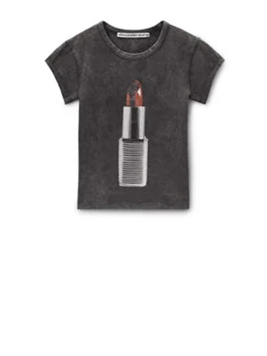 26SS 알렉산더 왕 반팔 티셔츠 1CC2261295 011 WASHED BLACK