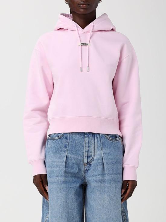 26SS 자크뮈스 르 그로그랭 후드 티셔츠 HOW00247AJ00109 431 Pink