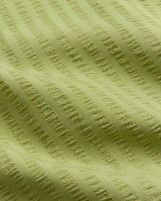  KROST 긴팔 셔츠 크로스트 조던 스트라이프 주름 셔츠 그린 - KROST