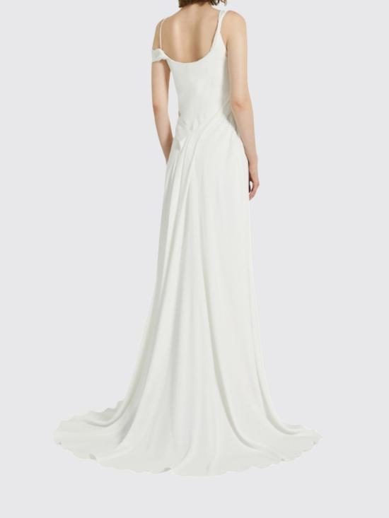 25FW 막스마라 롱 원피스 2521226046600 001 White - MAX MARA