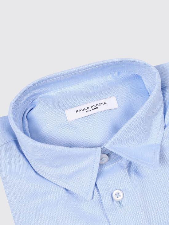 25FW [키즈] 파올로페코라 셔츠 PP4107 AZZUR Gnawed Blue - PAOLO PECORA
