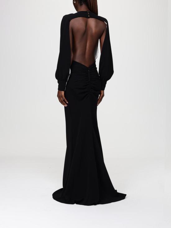 26SS 엘리자베타프랜치 롱 원피스 ABR2861E2 685 Black - ELISABETTA FRANCHI