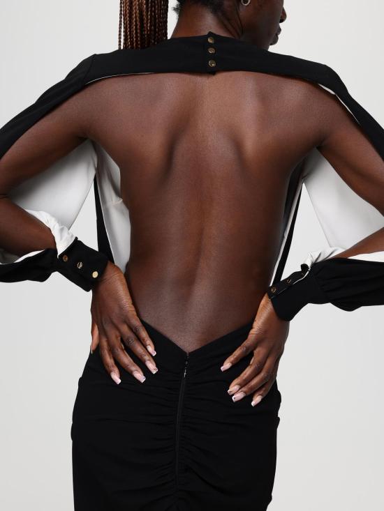 26SS 엘리자베타프랜치 롱 원피스 ABR2861E2 685 Black - ELISABETTA FRANCHI