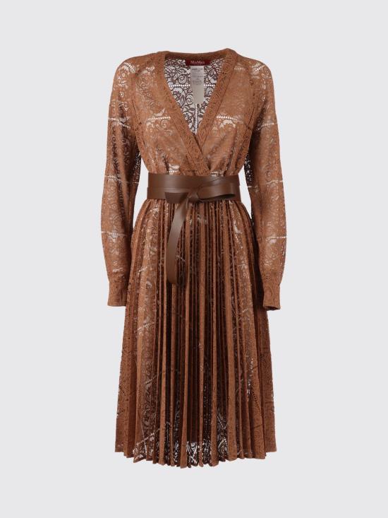 25FW 막스마라 스튜디오 롱 원피스 2526236041600 001 Brown