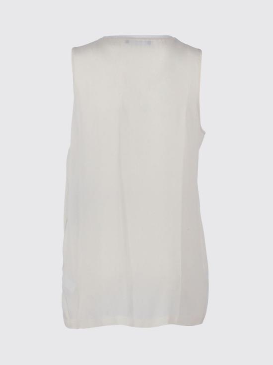 25FW 파비아나 필리피 민소매 티셔츠 TPD215F295L561 0145 Butter - FABIANA FILIPPI