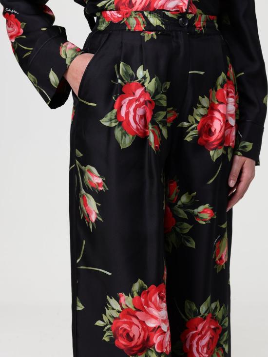 26SS 돌체앤가바나 팔라초 팬츠 FTDIVTIS11G HN5ZN Black - DOLCE & GABBANA