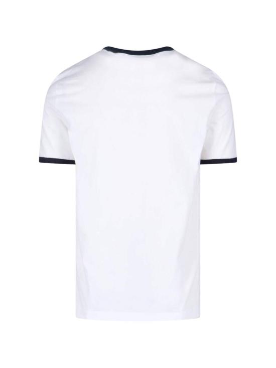  마르니 반팔 티셔츠 로고 티셔츠 화이트 - MARNI