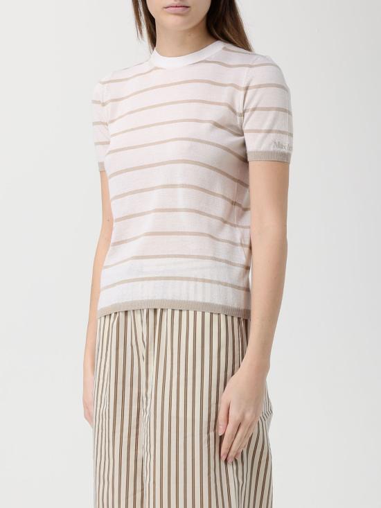 26SS 막스마라 반팔 티셔츠 2611361048600 007 Beige - MAX MARA