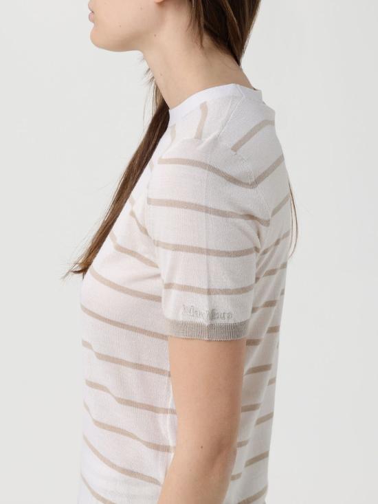 26SS 막스마라 반팔 티셔츠 2611361048600 007 Beige - MAX MARA