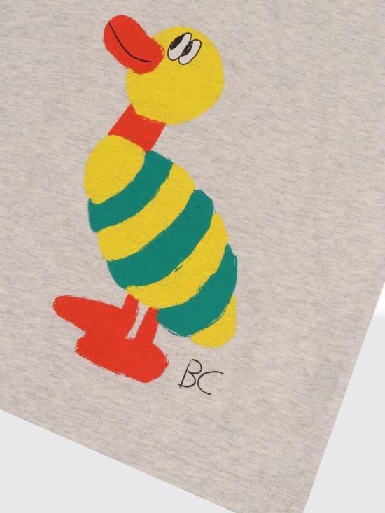 25FW [키즈] 보보쇼즈 티셔츠 225AB038 051 Grey - BOBO CHOSES