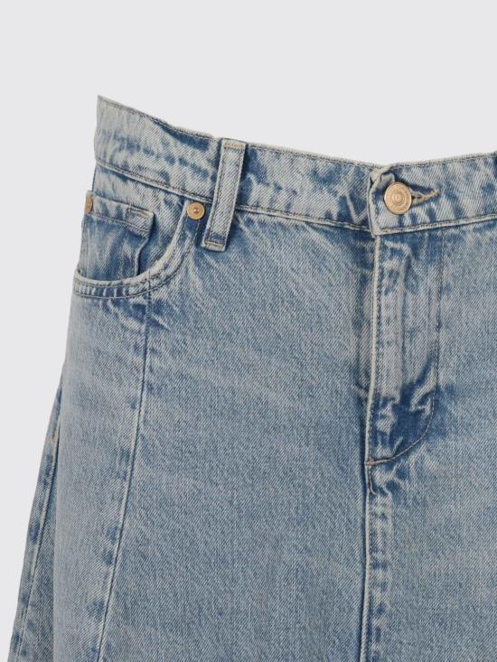 25FW 세븐포올맨카인드 데님 스커트 7UZ70E52 1O2 Gnawed Blue - 7 FOR ALL MANKIND