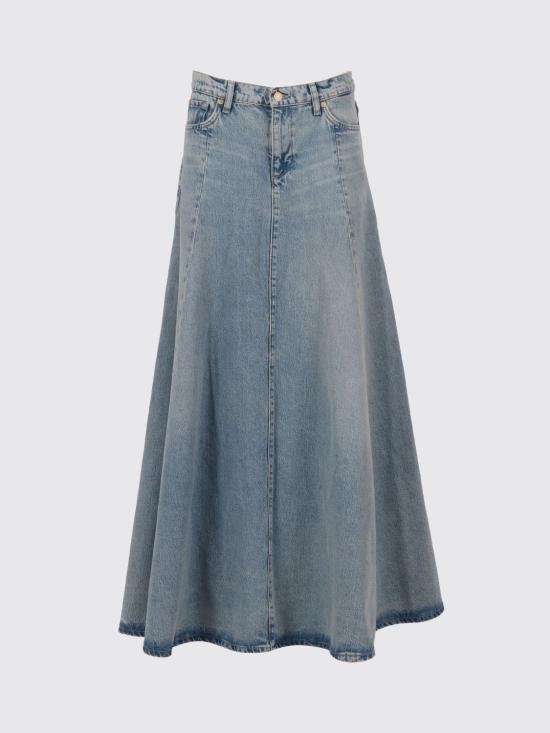 25FW 세븐포올맨카인드 데님 스커트 7UZ70E52 1O2 Gnawed Blue