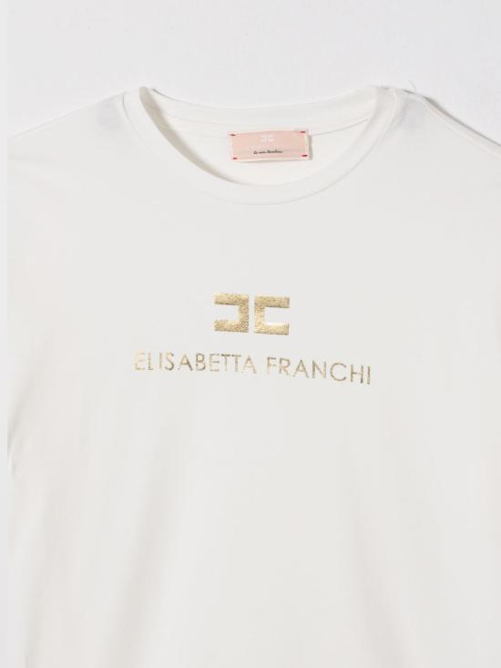 26SS [키즈] 엘리자베타프랜치 티셔츠 EFTS2600JE006 0115 Ivory - ELISABETTA FRANCHI