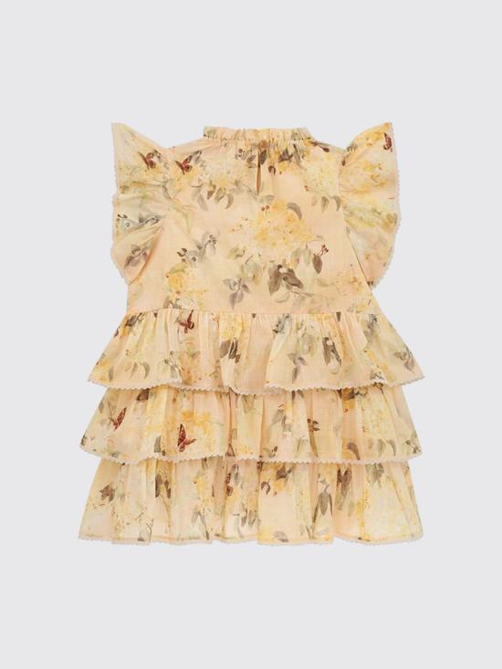 25FW [키즈] 짐머만 원피스 9491DSS255 YLWBOTFLO Yellow - ZIMMERMANN