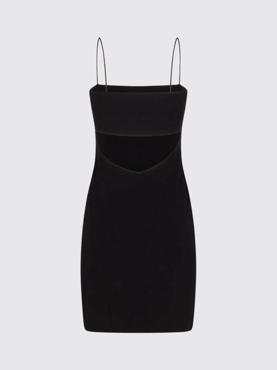 25FW 알렉산더 왕 롱 원피스 1KC3251054 001 Black - ALEXANDER WANG
