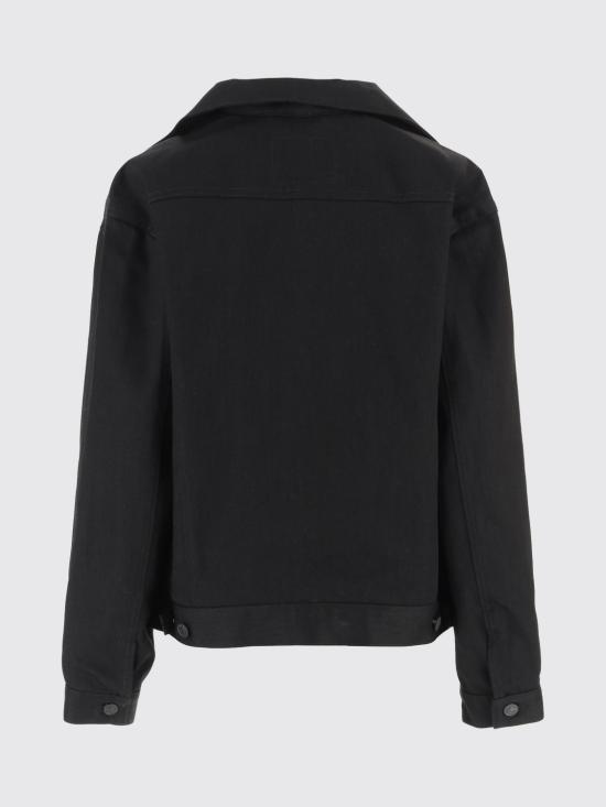 25FW 발렌시아가 버튼 데님 자켓 849898TTWA4 1000 Black - BALENCIAGA