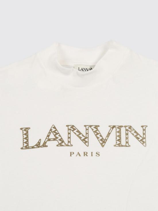 25FW [키즈] 랑방 티셔츠 N30253 117 White - LANVIN