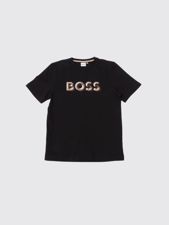 25FW [키즈] 보스 티셔츠 J52360 09B Black