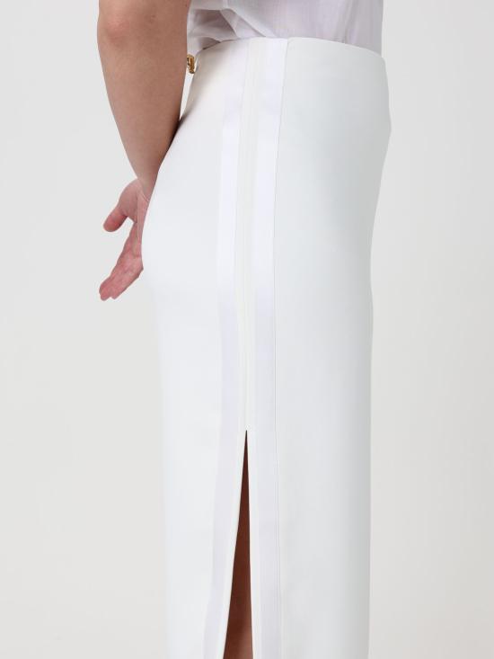 26SS 엘리자베타프랜치 미디 스커트 GO16461E2 360 White - ELISABETTA FRANCHI