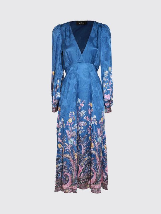 25FW 에트로 롱 원피스 WRHA017499SPD71 X0885 Blue