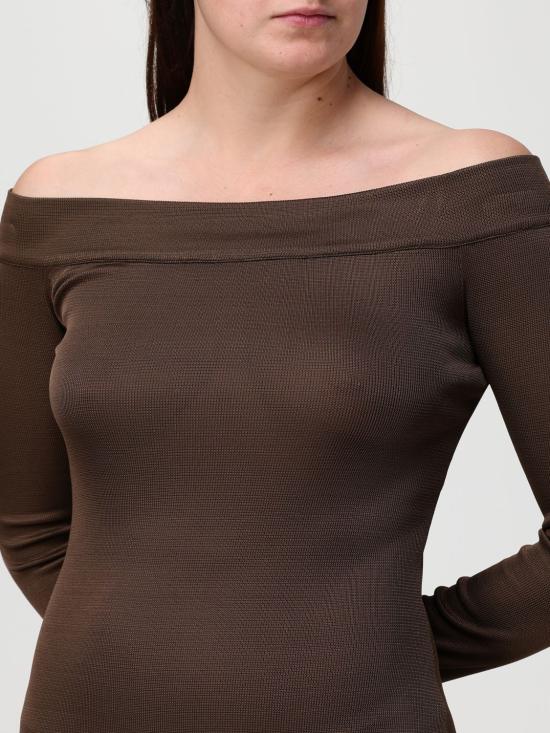 26SS 안다마네 롱 원피스 T190161ATJV155 605 Brown - ANDAMANE