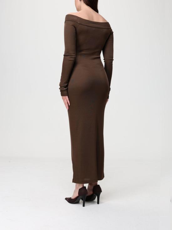 26SS 안다마네 롱 원피스 T190161ATJV155 605 Brown - ANDAMANE