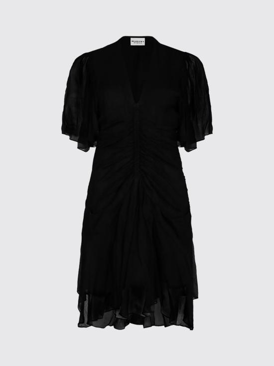 25FW 이자벨마랑에뚜왈 롱 원피스 RO0330FAC1J07E 01BK Black