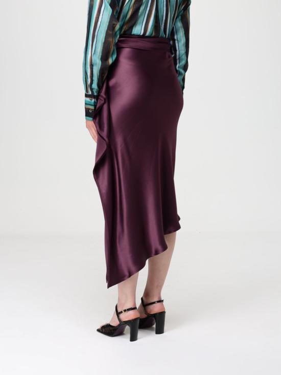 26SS 핑코 미디 스커트 106638A1Y5 R57 Burgundy - PINKO