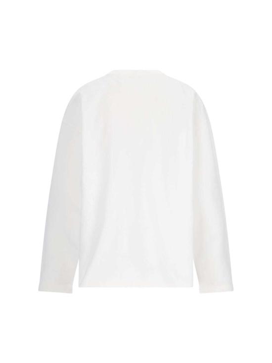  질샌더 긴팔 티셔츠 질 샌더 긴팔 크루넥 티셔츠 화이트 - JIL SANDER