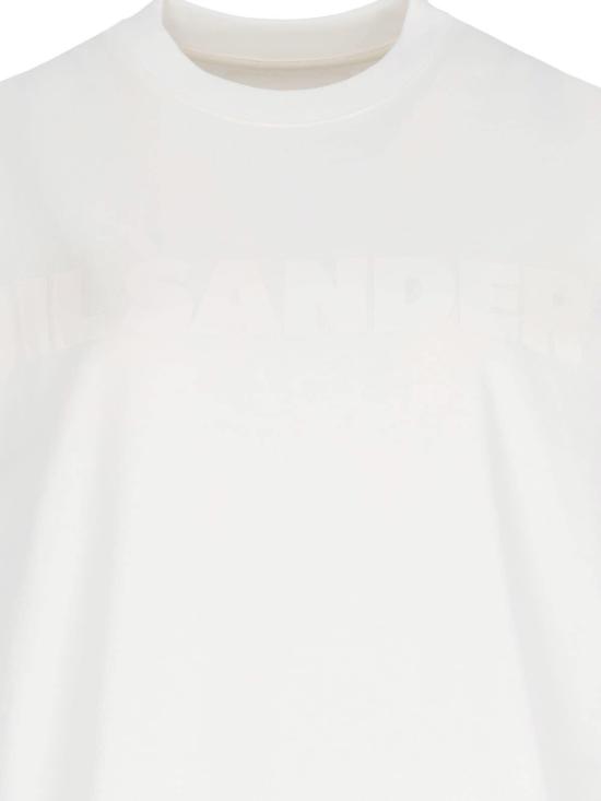  질샌더 긴팔 티셔츠 질 샌더 긴팔 크루넥 티셔츠 화이트 - JIL SANDER