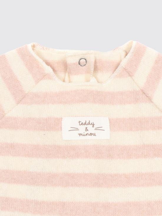 25FW [키즈] 테디 앤 미노우 점프수트 A25TVL0004M1091 333 Pink - TEDDY & MINOU