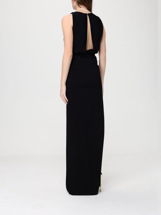 26SS 엘리자베타프랜치 롱 원피스 AB91561E2 110 Black - ELISABETTA FRANCHI