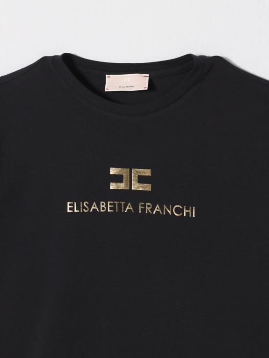 26SS [키즈] 엘리자베타프랜치 티셔츠 EFTS2600JE006 N005 Black - ELISABETTA FRANCHI