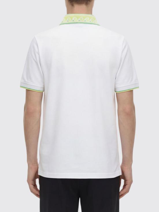 26SS 카사블랑카 폴로 티셔츠 MSP26JTP250 01 White - CASABLANCA