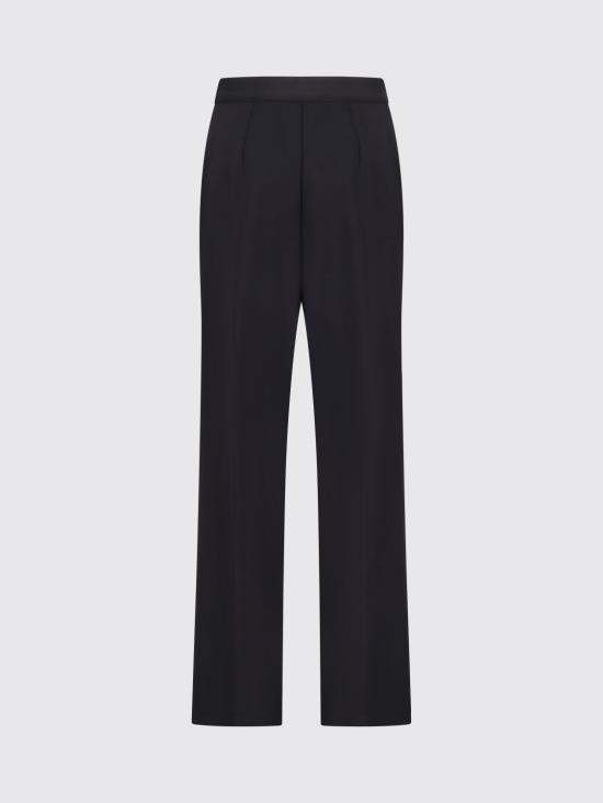 25FW 막스마라 스트레이트 팬츠 2521786018600 004 Black - MAX MARA